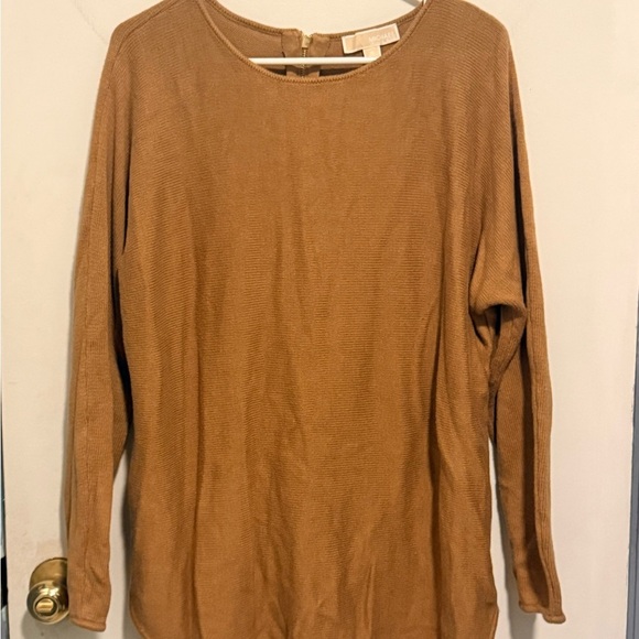 Michael Kors Sweaters - Michael Kors Camel Crewneck Long Sleeve Sweater